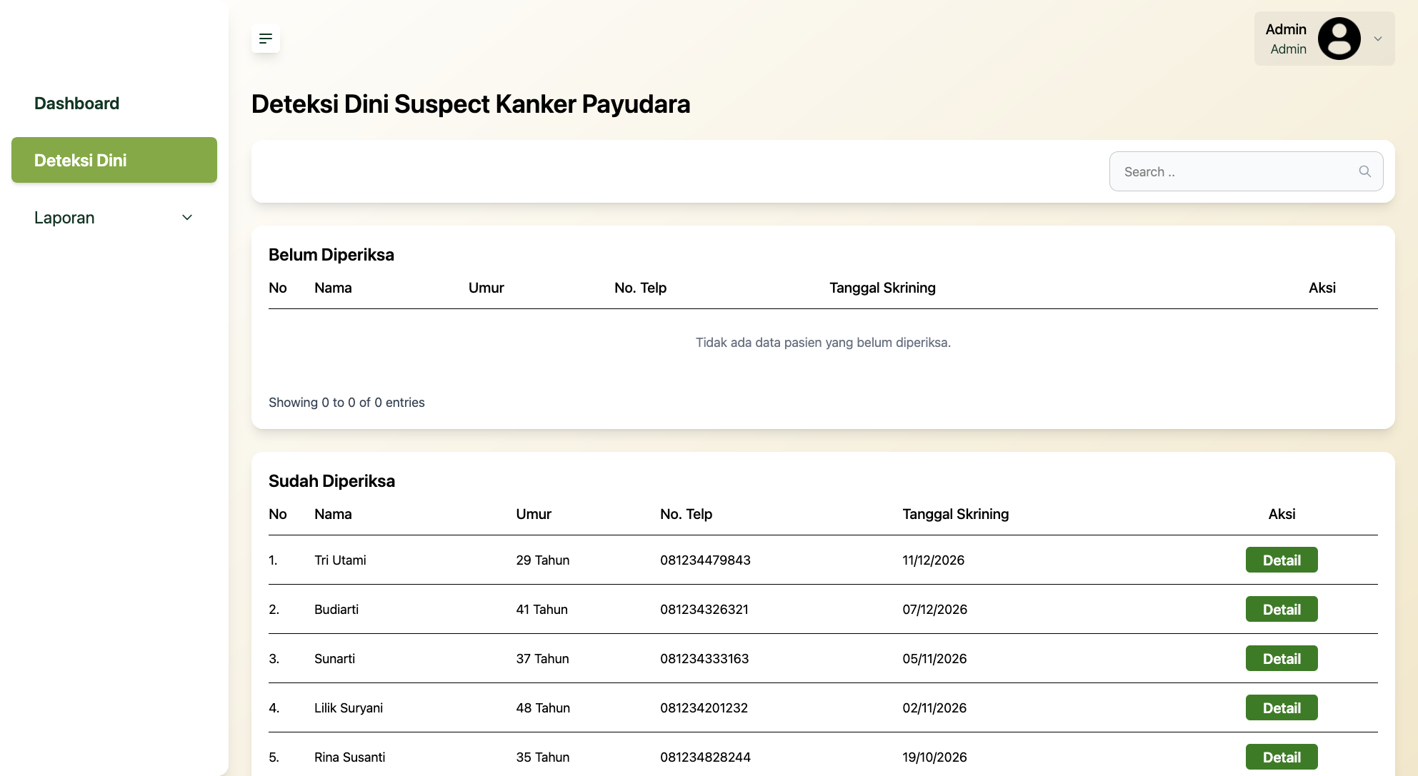 Early Detection Website for Suspected Breast Cancer gallery 3